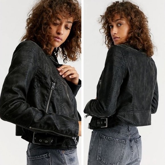 We The Free Fenix Vegan Moto Jacket 